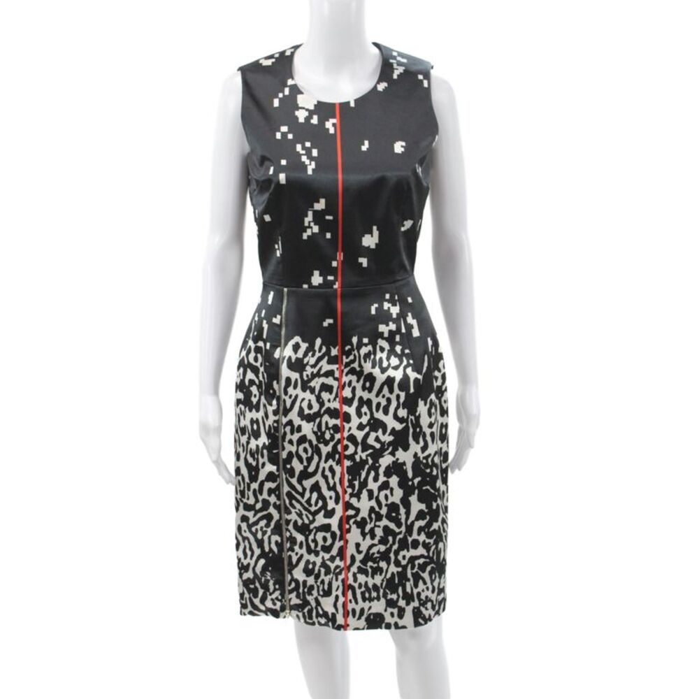 Preen By Thornton Bregazzi Womens Fit & Flare Silk Midi Dress Size S